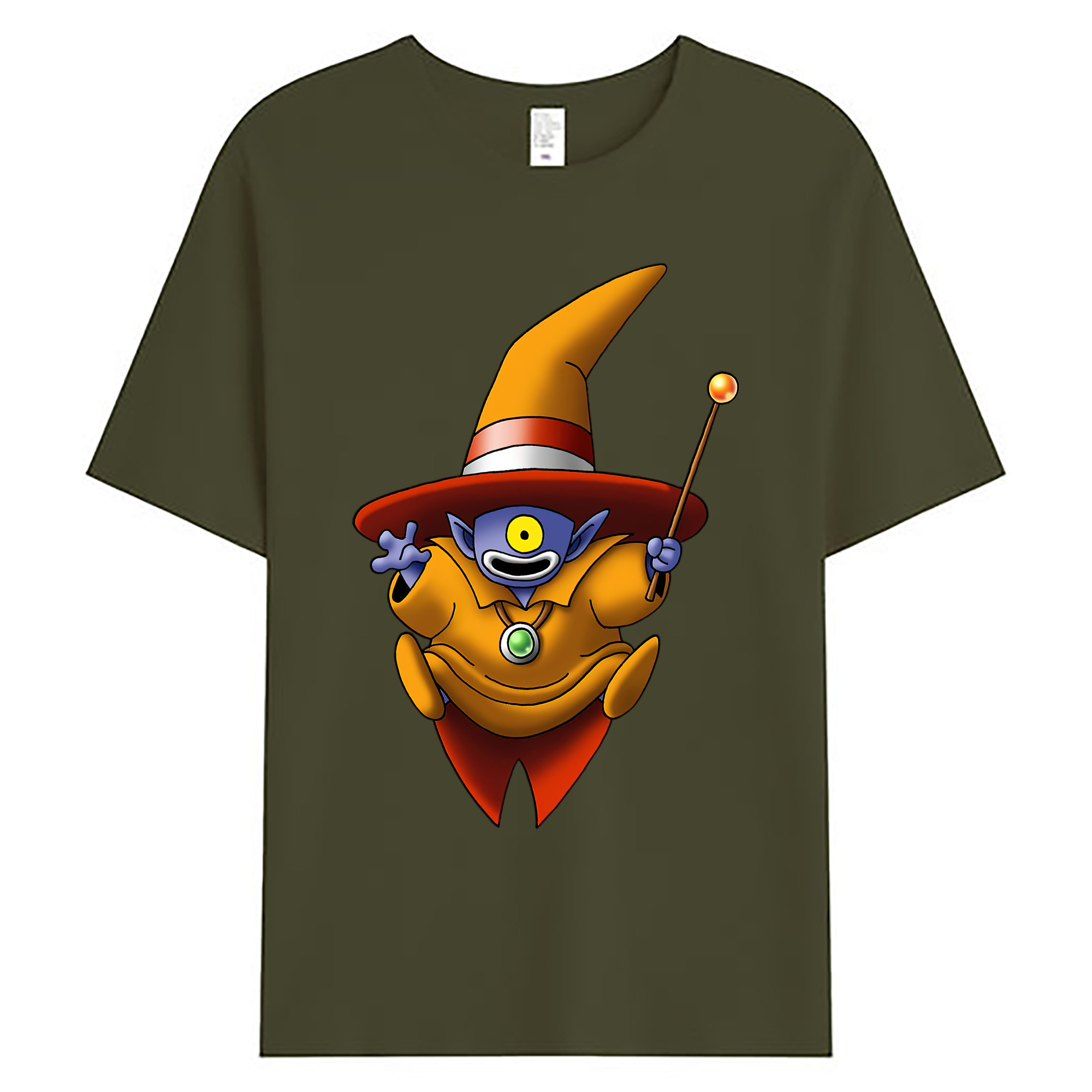 （画像用） ドラゴンクエスト Doragon Kuesuto Dragon Quest 綿100％ メンズ半袖Tシャツ｜肌触りやわらか＆通気性